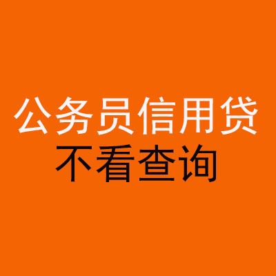 铁锋公务员信用贷款